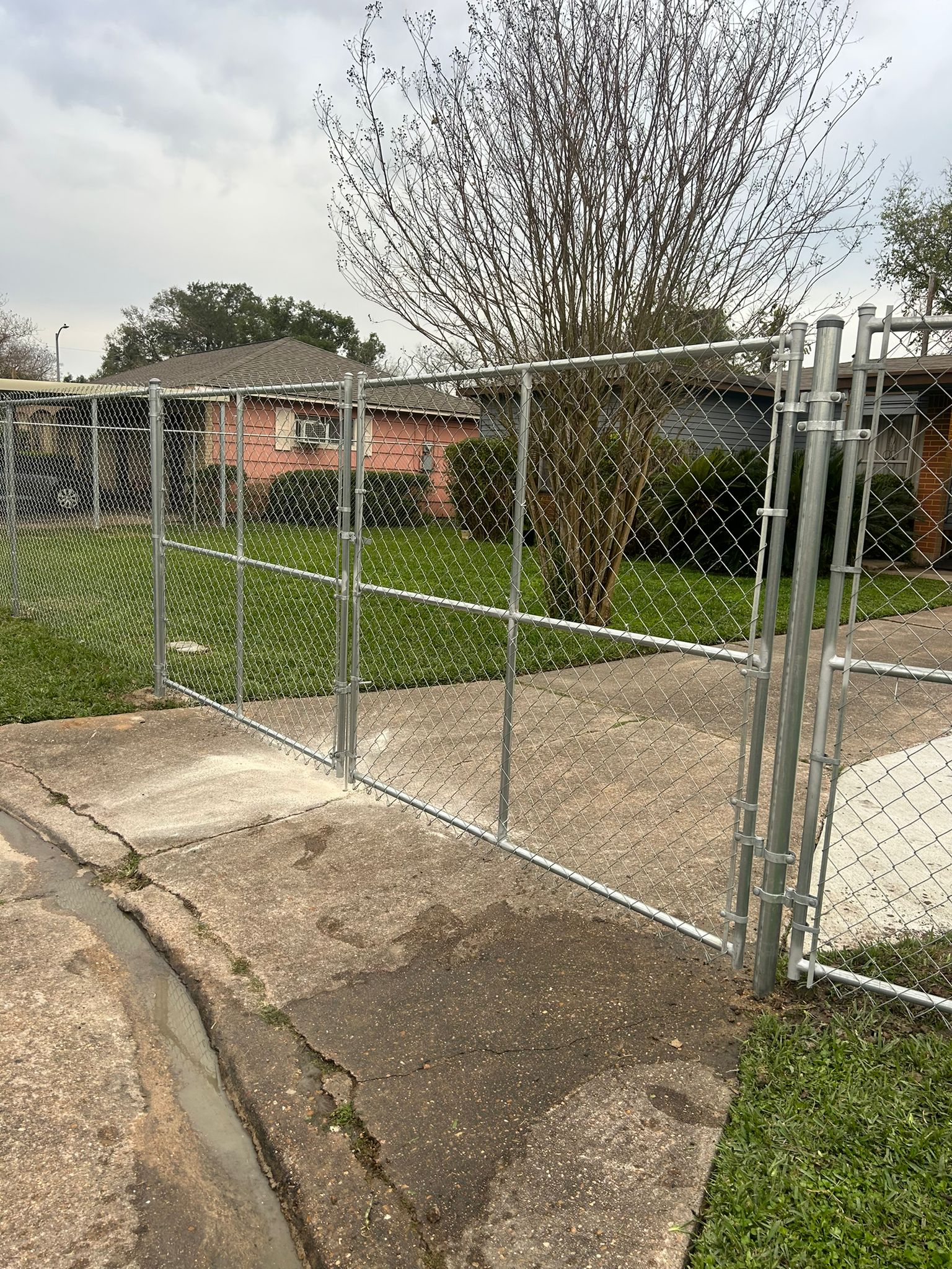 Fence Repair and 80’ Hardie Backer Installation in Atascocita - Image 4